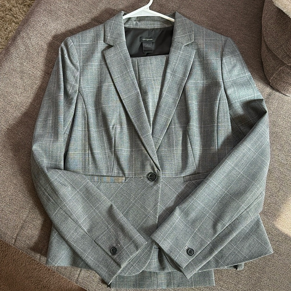 Grey Ann Taylor Suit